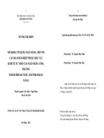 Mở rộng tín dụng ngân hàng đối với các doanh nghiệp thuộc khu vực kinh tế tư nhân tại ngân hàng công thương thành phố Đà Nẵng (Vietinbank Đà Nẵng)