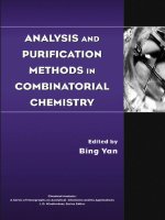 Ebook Analysis and purification methods in combinatorial chemistry Part 1