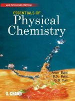 Ebook Essentials of physical chemistry Part 1