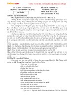 Đề thi học kì 1 môn Ngữ văn lớp 12 trường THPT Đoàn Thượng, Hải Dương năm học 2016  2017 