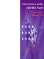 Ebook Probability random variables and stochastic processes (4th edition) Part 1