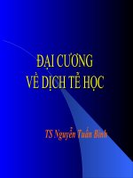 ĐẠI CƯƠNG VỀ DỊCH TỄ HỌC