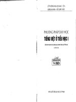 Phương pháp dạy học tiếng việt ở tiểu học i 