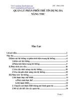 Luận văn QUẢN LÝ PHÂN PHỐI THẺ TÍN DỤNG ĐA NĂNG TMC