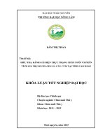 Điều tra đánh giá thực trạng chăn nuôi và phân tích giá trị nguồn gen gà Cáy Củm tại tỉnh Cao Bằng