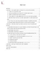 Phương pháp sai phân giải bài toán ô nhiễm khí quyển