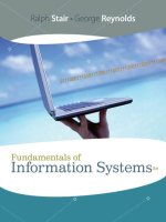 Fundamentals of information systems 5th stair reynolds