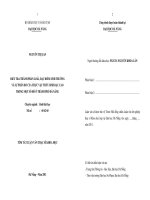 Điều tra thành phần loài, đặc điểm sinh trưởng và sự phân bố của thực vật thủy sinh bậc cao trong một số hồ ở thành phố Đà Nẵng