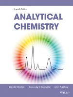 Ebook Analytical chemistry (7th edition) Part 1