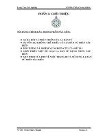 Luận văn tốt nghiệp La bàn từ, công tác khử độ lệch la bàn từ - Trần Thiện Thành