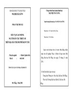 Đào tạo lao động người dân tộc thiểu số trên địa bàn thành phố Kon Tum