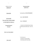 Một số giải pháp nâng cao mức sống các hộ dân tái định cư dự án thủy điện Sê San 3A tỉnh Gia Lai