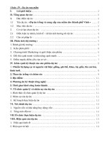 Đề tài Dự án trồng và cung cấp rau mầm cho thành phố Vinh