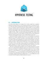 Ebook Probability and statistics for engineers and scientists (4th edition) Part 1