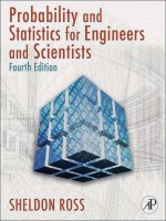 Ebook Probability and statistics for engineers and scientists (4th edition) Part 2