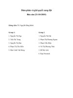 Đàm phán và giải quyết xung đột Báo cáo (21102015)