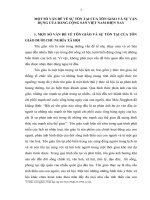 TIỂU LUẬN   một số vấn đề về sự tồn tại của tôn GIÁO vào sự vận DỤNG của ĐẢNG CỘNG sản VIỆT NAM HIỆN NAY