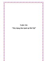 Luận văn Xây dựng kho lạnh tại Hà Nội