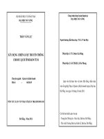 Xây dựng chiến lược truyền thông cho du lịch tỉnh Kon Tum