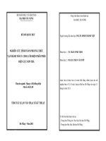 Nghiên cứu tính toán phương thức vận hành tối ưu cho lưới điện phân phối điện lực Sơn Trà