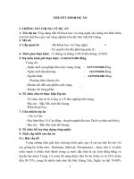 dự án chăn nuôi bò thịt