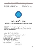 Tìm hiểu thiết bị phản ứng đẩy lý tưởng  Continuously Operated Ideal Tank Reactor (còn gọi là thiết bị phản ứng kiểu ống – Plug Flow Tubular Reactor)