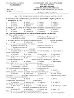 De thi tuyen sinh lop 10 mon Tieng Anh chuyen tinh Quang Binh 20162017