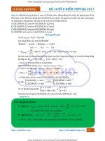 bộ 10 đề 8 điểm môn hóa của thầy Lê Đăng Khương năm 2017 ( mới nhất ): đáp án đề số 10 phần 2