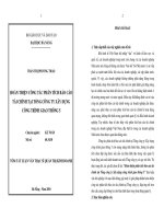 Hoàn thiện công tác phân tích báo cáo tài chính tại Tổng công ty xây dựng công trình giao thông 5