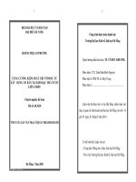 Tăng cường kiểm soát chi vốn đầu tư xây dựng cơ bản tại kho bạc Nhà Nước Liên Chiểu