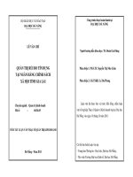 Quản trị rủi ro tín dụng tại ngân hàng chính sách xã hội tỉnh Gia Lai