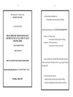 Hoàn thiện hệ thống kiểm soát chi phí sản xuất tại công ty giày Thượng Đình