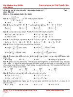 DE ON HOC KI 2  TOAN 10  DE SO 5 DE CUOI 