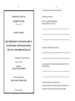 Phát triển dịch vụ ngân hàng điện tử tại ngân hàng TMCP ngoại thương Việt Nam-chi nhánh Quảng Nam