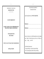 Tổ chức lập báo cáo tài chính hợp nhất ở tổng công ty điện lực miền Trung