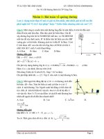 Tư duy trắc nghiệm và kĩ năng casio để giải nhanh các bài toán thực tế