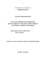 Nghiên cứu khả năng sinh trưởng và phát triển của cây cỏ ngọt (Stevia Rebaudiana Bertoni) trồng trong điều kiện sinh thái