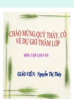 Tập Làm Văn Chia Buồn, An Ủi
