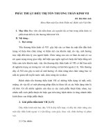 PHẪU THUẬT ĐIỀU TRỊ TỔN THƯƠNG THẦN KINH VII