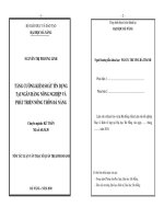 Tăng cường kiểm soát tín dụng tại ngân hàng nông nghiệp và phát triển nông thôn Đà Nẵng