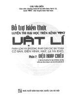 bổ trợ kiến thức luyện thi đại học môn vật lý