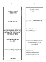 Giải pháp động lực thúc đẩy người lao động tại tổng công ty điện lực miền Trung.