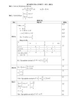 de kiem tra 15 phut dai so 10 