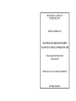 Giải pháp xoá đói giảm nghèo tại huyện Cam Lộ, tỉnh Quảng Trị