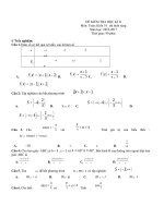 DE THI HOC KI 2 TN  TL 