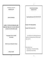 Nghiên cứu thiết kế mô hình điều khiển turbine hơi trong dự án tận dụng nhiệt tại nhà máy xi măng sông Gianh