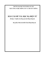 Nghiên cứu, phân tích và đề xuất mô hình cơ sở dữ liệu cho học bạ điện tử  