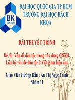 Vấn đề dân tộc trong xây dựng CNXH  liên hệ vấn đề dân tộc ở việt nam hiện nay
