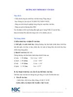 Hướng dẫn trình bày văn bản