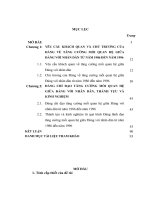 LUẬN văn THẠC sĩ   ĐẢNG LÃNH đạo TĂNG CƯỜNG mối QUAN hệ GIỮA ĐẢNG với NHÂN dân từ năm 1986 đến năm 2006